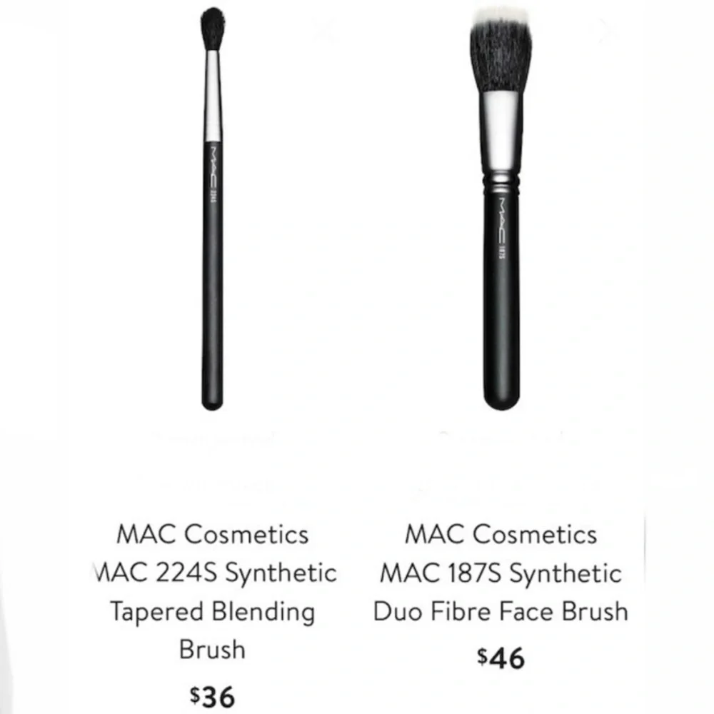 MAC Brush 224S Tapered Blending Brush - NWT